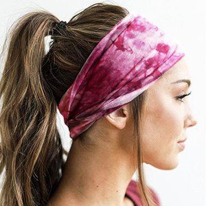 NEW Boho Yoga Running Workout Tie Dye Headband